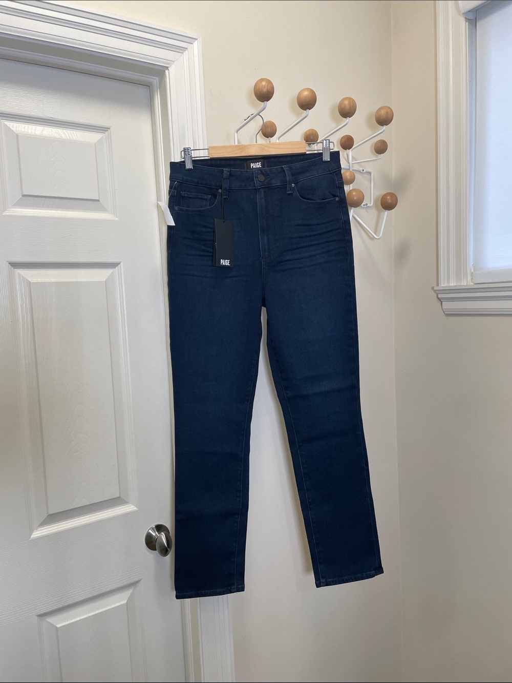 Paige - NWT Gemma - Straight Legged Denim Jeans - Dark Blue - 30